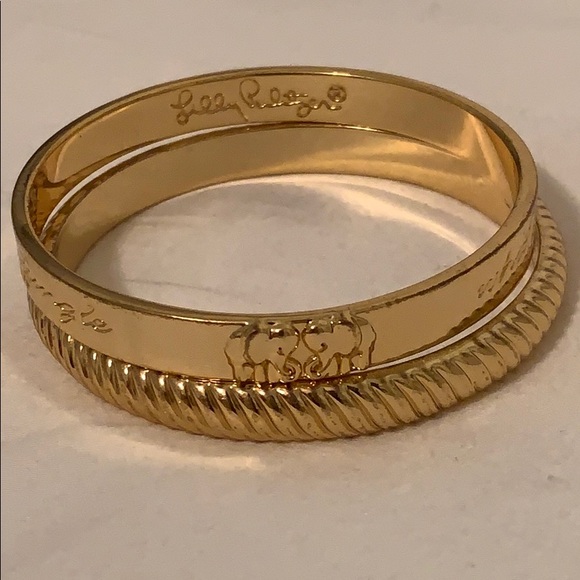 Lilly Pulitzer "What happens in the jungle” bangle duo - Picture 2 of 2